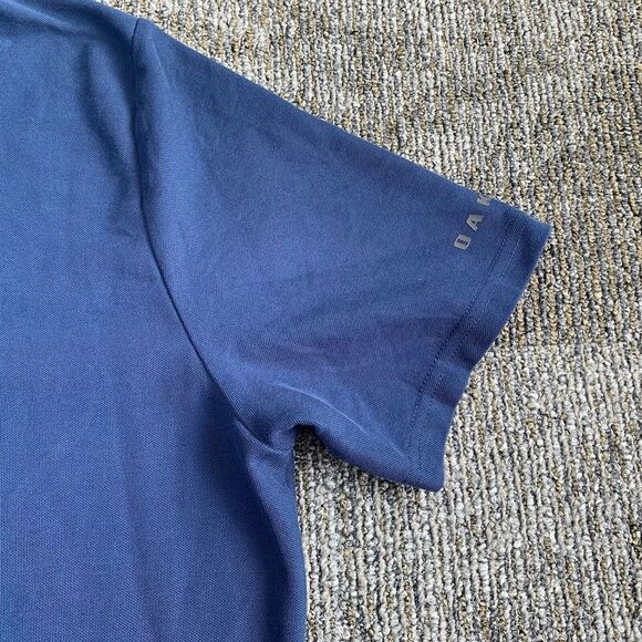 Oakley Hydrolix Polo Shirt Mens XL Blue Solid Performance Stretch Adult - Picture 5 of 8